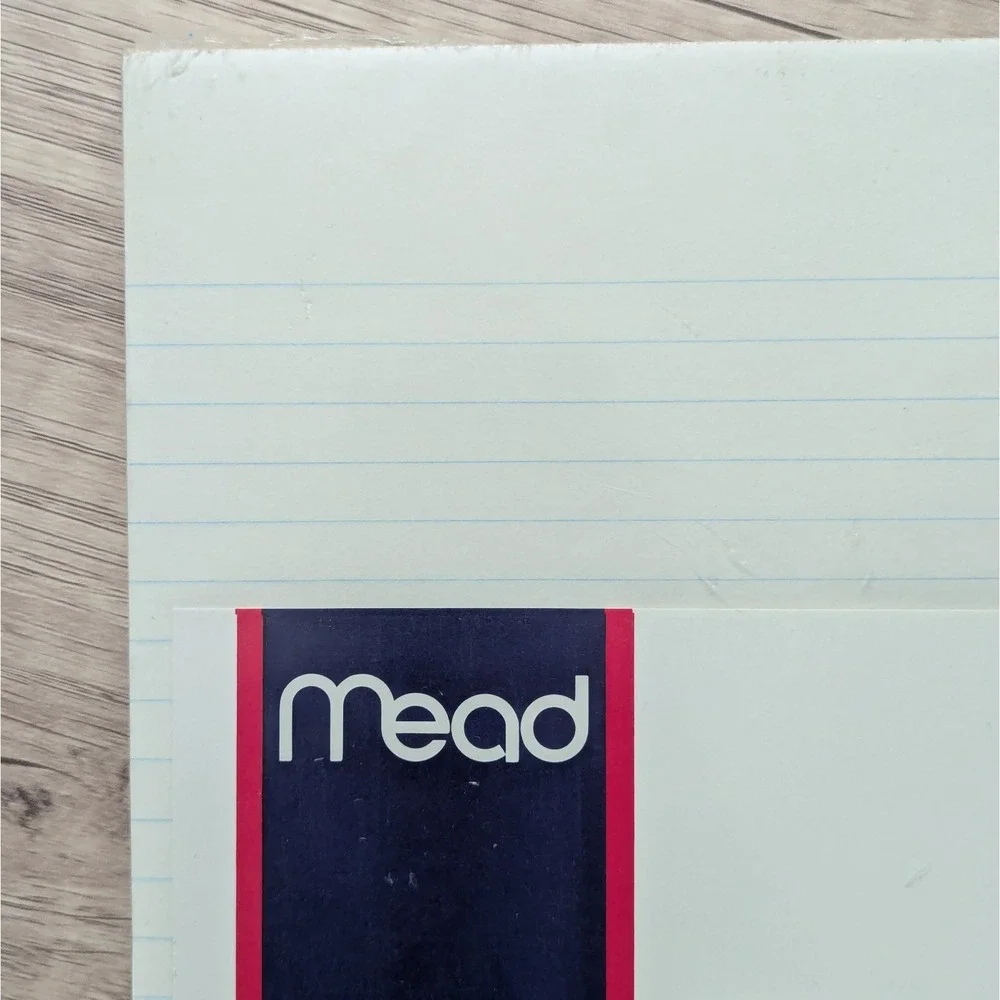 Vintage Mead Refill 2 Letter Pads 8.5x11 Lined Management Series 59147 SEALED